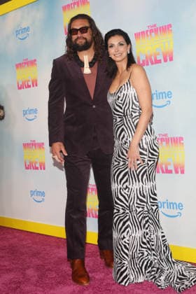 THE WRECKING CREW Screening New York Special Screening of Amazon MGM Studios™ THE WRECKING CREW Held at Regal Times Square Featuring: Jason Momoa, Morena Baccarin Where: New York, New York, United States When: 15 Jan 2026 Credit: Udo Salters WENN New York New York United States Copyright: xUdoxSalters WENNx wenn40888051 DS7x wenn40888051