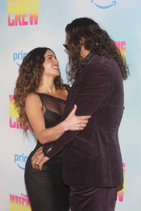THE WRECKING CREW Screening New York Special Screening of Amazon MGM Studios™ THE WRECKING CREW Held at Regal Times Square Featuring: Adria Arjona, Jason Momoa Where: New York, New York, United States When: 15 Jan 2026 Credit: Udo Salters WENN New York New York United States Copyright: xUdoxSalters WENNx wenn40888068 DS7x wenn40888068