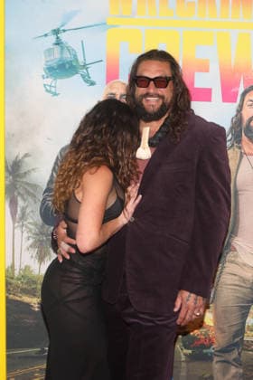 THE WRECKING CREW Screening New York Special Screening of Amazon MGM Studios™ THE WRECKING CREW Held at Regal Times Square Featuring: Adria Arjona, Jason Momoa Where: New York, New York, United States When: 15 Jan 2026 Credit: Udo Salters WENN New York New York United States Copyright: xUdoxSalters WENNx wenn40888083 DS7x wenn40888083