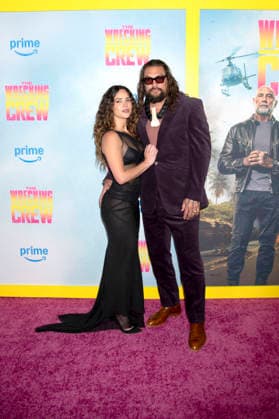 Adria Arjona and Jason Momoa at the special screening of the Amazon Prime Video movie The Wrecking Crew at Regal Times Square New York, 15 01 2026 Foto:xB.xHinex xFuturexImagex crew_6174