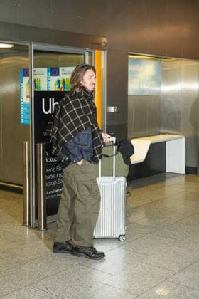RTL Jungle Camp Frankfurt 2026 Gil Ofarim at the departure for the RTL program Ich bin ein Star Holt mich hier raus Jungle Camp 2026 at Frankfurt Airport Frankfurt Frankfurt Airport Hesse