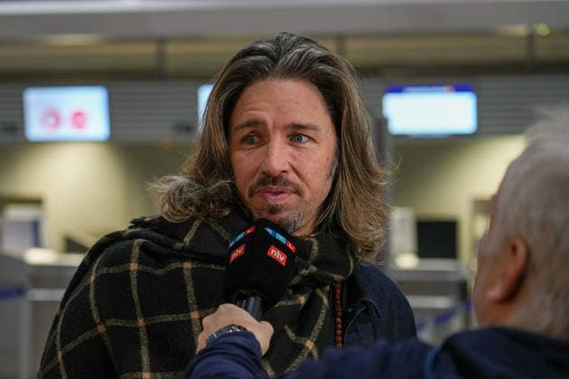 RTL Jungle Camp Frankfurt 2026 Gil Ofarim at the departure for the RTL program Ich bin ein Star Holt mich hier raus Jungle Camp 2026 at Frankfurt Airport Frankfurt Frankfurt Airport Hessen