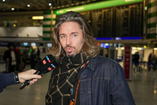 RTL Jungle Camp Frankfurt 2026 Gil Ofarim at the departure for the RTL program Ich bin ein Star Holt mich hier raus Jungle Camp 2026 at Frankfurt Airport Frankfurt Frankfurt Airport Hessen