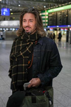 RTL Jungle Camp Frankfurt 2026 Gil Ofarim at the departure for the RTL program Ich bin ein Star Holt mich hier raus Jungle Camp 2026 at Frankfurt Airport Frankfurt Frankfurt Airport Hessen