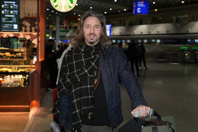 RTL Jungle Camp Frankfurt 2026 Gil Ofarim at the departure for the RTL program Ich bin ein Star Holt mich hier raus Jungle Camp 2026 at Frankfurt Airport Frankfurt Frankfurt Airport Hesse