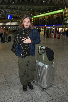 RTL Jungle Camp Frankfurt 2026 Gil Ofarim at the departure for the RTL program Ich bin ein Star Holt mich hier raus Jungle Camp 2026 at Frankfurt Airport Frankfurt Frankfurt Airport Hesse