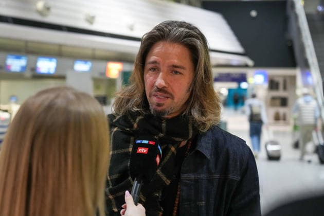 RTL Jungle Camp Frankfurt 2026 Gil Ofarim at the departure for the RTL program Ich bin ein Star Holt mich hier raus Jungle Camp 2026 at Frankfurt Airport Frankfurt Frankfurt Airport Hesse