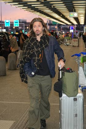 RTL Jungle Camp Frankfurt 2026 Gil Ofarim at the departure for the RTL program Ich bin ein Star Holt mich hier raus Jungle Camp 2026 at Frankfurt Airport Frankfurt Frankfurt Airport Hesse