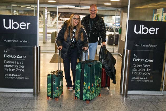 Departure of the candidates of the RTL TV show ICH BIN EIN STAR HOLT MICH HIER RAUS Frankfurt Main, 15 01 2026 Nicole Belstler Boettcher on her departure to Australia for the RTL Jungle Camp 2026 at Frankfurt Airport Hesse Germany Copyright: xMatthiasxGränzdörferx