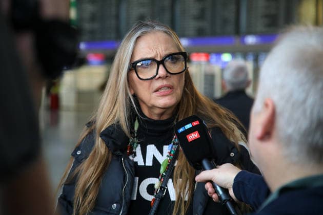Departure of the candidates of the RTL TV show ICH BIN EIN STAR HOLT MICH HIER RAUS Frankfurt Main, 15 01 2026 Nicole Belstler Boettcher on her departure to Australia for the RTL Jungle Camp 2026 at Frankfurt Airport Hesse Germany Copyright: xMatthiasxGränzdörferx