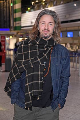 Gil Ofarim departure of the candidates of the RTL TV show ICH BIN EIN STAR, HOLT MICH HIER RAUS at Frankfurt Airport in Frankfurt am Main on 16 01 2026