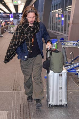 Gil Ofarim departure of the candidates of the RTL TV show ICH BIN EIN STAR, HOLT MICH HIER RAUS at Frankfurt Airport in Frankfurt am Main on 16 01 2026