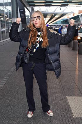 Nicole Belstler Boettcher Departure of the candidates of the RTL TV show ICH BIN EIN STAR, HOLT MICH HIER RAUS at Frankfurt Airport in Frankfurt am Main on 16 01 2026