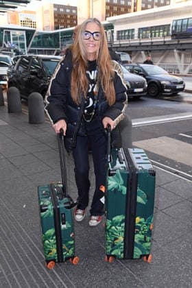 Nicole Belstler Boettcher Departure of the candidates of the RTL TV show ICH BIN EIN STAR, HOLT MICH HIER RAUS at Frankfurt Airport in Frankfurt am Main on 16 01 2026