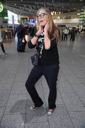 Nicole Belstler Boettcher Departure of the candidates of the RTL TV show ICH BIN EIN STAR, HOLT MICH HIER RAUS at Frankfurt Airport in Frankfurt am Main on 16 01 2026