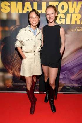 abb Luna Jordan and Dana Herfurth as guests on the red carpet at the premiere of the movie SmallTown Girl at the cinema in the Kulturbrauerei on 15 01 2026 Berlin Germany