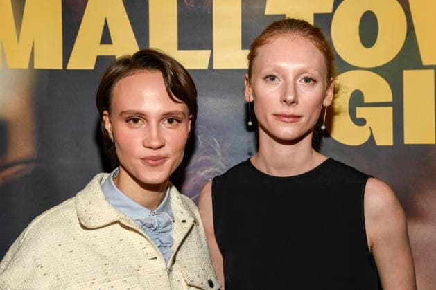 abb Luna Jordan and Dana Herfurth as guests on the red carpet at the premiere of the movie SmallTown Girl at the cinema in the Kulturbrauerei on 15 01 2026 Berlin Germany