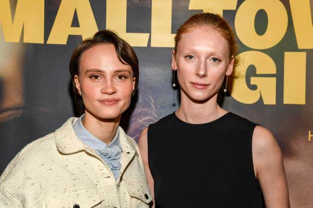 abb Luna Jordan and Dana Herfurth as guests on the red carpet at the premiere of the movie SmallTown Girl at the cinema in the Kulturbrauerei on 15 01 2026 Berlin Germany