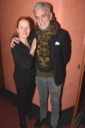 Birgit Wolf Faltermeyer PR Mario Gamba Gastronomer Gourmet Chef Muenchen 15 01 2026 Komoedie im Bayerischen Hof Premiere Wer schiesst auf Frau Hummel Foto Bernd Muenchen Muenchen