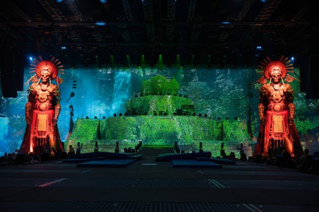DJ BoBo, Europa Park Arena, The Great Adventure, concert, January 15, Europa Park Rust, Eurodance, live show, spectacular stage, lighting effects, dancers, choreography, hits, fans, sold out, tour start, multimedia show, VR experience, Copyright: xFINLEYxMÖRCHx