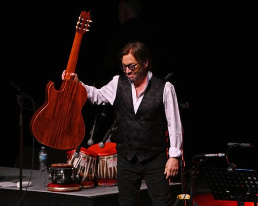 FORT LAUDERDALE, FL - JANUARY 15: Al Di Meola performs during The Guitarchitect Tour at The Parker on January 15, 2026 in Fort Lauderdale Florida. Copyright: xmpi04x