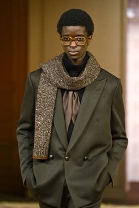 Milan, Milan Men s Fashion Week: Fall Winter 2026 - Men s Fashion, Fall Winter 2026 - Zegna Fashion Show In the photo: model  Copyright: xRiccardoxGIordanox xipa-agency.netx xRiccardoxGiordanox IPA_Agency_IPA70137371