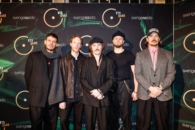 STOCKHOLM, SWEDEN 20260116 The group Sunnan arrives at the P3 Guldgalan 2026 at Cirkus in Stockholm STOCKHOLM SWEDEN x12150x  Copyright: xCaisaxRasmussen TTx P3 GULDGALAN 2026 F0ysOab3vkw