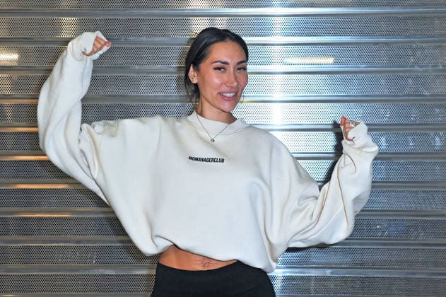 RTL Dschungelcamp 2026 Samira Yavuz on the occasion of the departure of the candidates of the RTL program Ich bin ein Star holt mich hier raus to the Jungle Camp 2026 in Australia on 16 01 2026 at Frankfurt Main Airport 20260116MWI099850