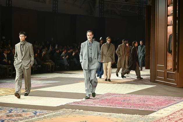 Milan, Milan Men s Fashion Week: Fall Winter 2026 - Men s Fashion, Fall Winter 2026 - Zegna Fashion Show In the photo: model  Copyright: xRiccardoxGIordanox xipa-agency.netx xRiccardoxGiordanox IPA_Agency_IPA70137414