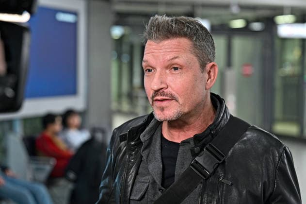 RTL Dschungelcamp 2026 Hardy Krüger junior on the occasion of the departure of the candidates of the RTL program Ich bin ein Star holt mich hier raus to the Jungle Camp 2026 in Australia on 16 01 2026 at Frankfurt Main Airport 20260116MWI100310