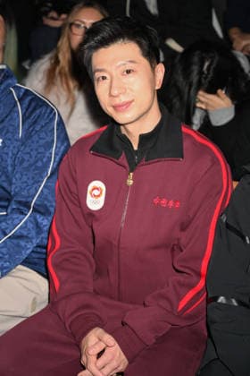 Milan, Milan Men s Fashion Week: Fall Winter 2026 - Men s Fashion, Fall Winter 2026 - Li-Ning fashion show - front row. Pictured: Ma Long  Copyright: xSimonaxChiocciax xipa-agency.netx xFotosickix IPA_Agency_IPA70141639