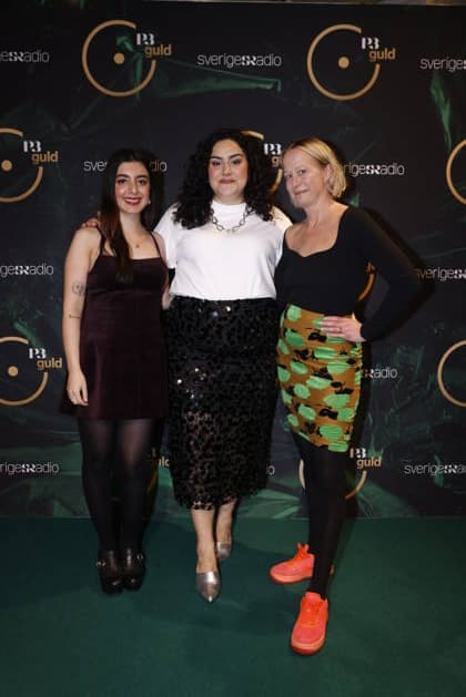 STOCKHOLM, SWEDEN 20260116 Natasha Azarmi, Tina Mehrafzoon, Anna Storakers arrive at the P3 Guldgalan 2026 at Cirkus in Stockholm STOCKHOLM SWEDEN x12150x  Copyright: xCaisaxRasmussen TTx P3 GULDGALAN 2026 gm1-_rlP0Yw