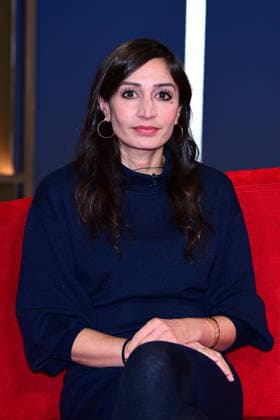 Gilda Sahebi as a guest on the show DAS Rote Sofa NDR on 16 01 2026 in Hamburg Gilda Sahebi as a guest on the show DAS NDR in Hamburg