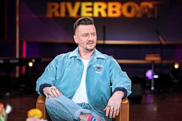 MDR Riverboat singer Ben Zucker on the occasion of the recording of the MDR talk show Riverboat on 16 01 2026 at Mediacity Leipzig 20260116SFL0015