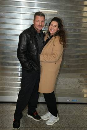 RTL Dschungelcamp Frankfurt 2026 Hardy Krüger jr and his wife Alice leaving for the RTL show Ich bin ein Star - Holt mich hier raus Dschungelcamp 2026 at Frankfurt Airport Frankfurt Airport Hessen
