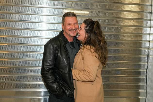 RTL Dschungelcamp Frankfurt 2026 Hardy Krüger jr and his wife Alice leaving for the RTL show Ich bin ein Star - Holt mich hier raus Dschungelcamp 2026 at Frankfurt Airport Frankfurt Airport Hessen