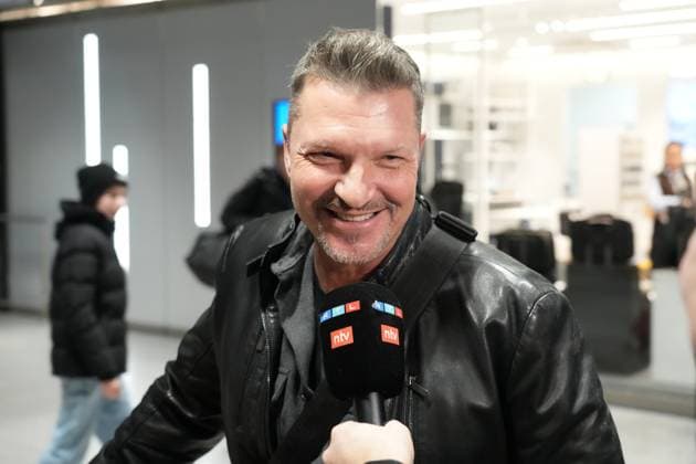 RTL Dschungelcamp Frankfurt 2026 Hardy Krüger jr at the departure to the RTL program Ich bin ein Star - Holt mich hier raus Dschungelcamp 2026 at Frankfurt Airport Frankfurt Frankfurt Airport Hessen