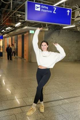 RTL Jungle Camp Frankfurt 2026 Samira Yavuz at the departure for the RTL program Im a Star - Get me out of here Jungle Camp 2026 at Frankfurt Airport Frankfurt Frankfurt Airport Hesse
