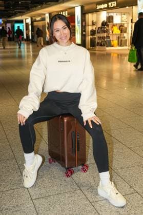 RTL Jungle Camp Frankfurt 2026 Samira Yavuz at the departure for the RTL program Im a Star - Get me out of here Jungle Camp 2026 at Frankfurt Airport Frankfurt Frankfurt Airport Hesse