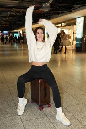 RTL Jungle Camp Frankfurt 2026 Samira Yavuz at the departure for the RTL program Im a Star - Get me out of here Jungle Camp 2026 at Frankfurt Airport Frankfurt Frankfurt Airport Hesse