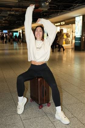 RTL Jungle Camp Frankfurt 2026 Samira Yavuz at the departure for the RTL program Im a Star - Get me out of here Jungle Camp 2026 at Frankfurt Airport Frankfurt Frankfurt Airport Hesse