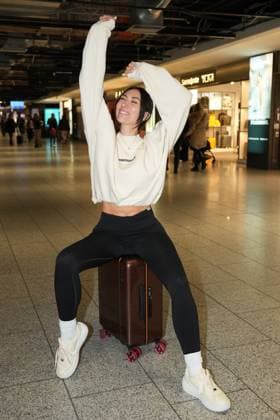 RTL Jungle Camp Frankfurt 2026 Samira Yavuz at the departure for the RTL program Im a Star - Get me out of here Jungle Camp 2026 at Frankfurt Airport Frankfurt Frankfurt Airport Hesse