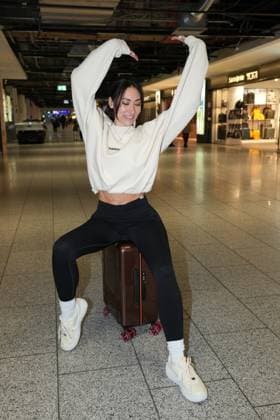RTL Jungle Camp Frankfurt 2026 Samira Yavuz at the departure for the RTL program Im a Star - Get me out of here Jungle Camp 2026 at Frankfurt Airport Frankfurt Frankfurt Airport Hesse
