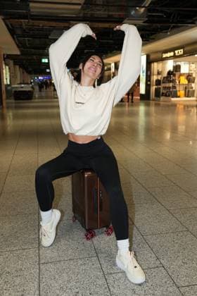 RTL Jungle Camp Frankfurt 2026 Samira Yavuz at the departure for the RTL program Im a Star - Get me out of here Jungle Camp 2026 at Frankfurt Airport Frankfurt Frankfurt Airport Hesse