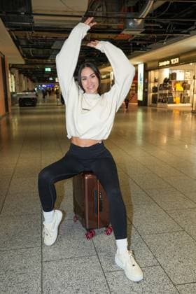 RTL Jungle Camp Frankfurt 2026 Samira Yavuz at the departure for the RTL program Im a Star - Get me out of here Jungle Camp 2026 at Frankfurt Airport Frankfurt Frankfurt Airport Hesse