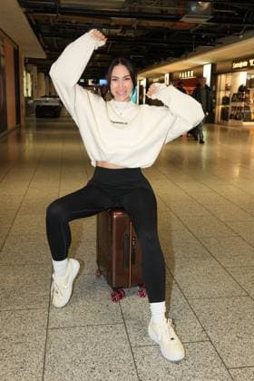 RTL Jungle Camp Frankfurt 2026 Samira Yavuz at the departure for the RTL program Im a Star - Get me out of here Jungle Camp 2026 at Frankfurt Airport Frankfurt Frankfurt Airport Hesse