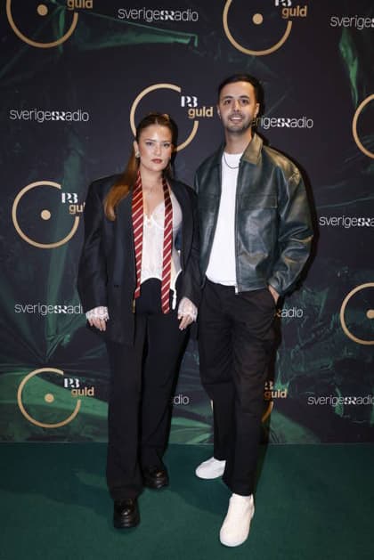 STOCKHOLM, SWEDEN 20260116 Sannah Sae and Moe Lahmar arrive at the P3 Guldgalan 2026 at Cirkus in Stockholm STOCKHOLM SWEDEN x12150x  Copyright: xCaisaxRasmussen TTx P3 GULDGALAN 2026 m2C2C4TLku4