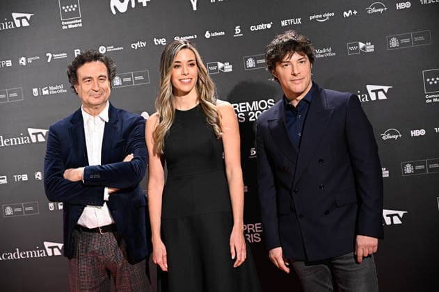 Iris Awards 2025 Pepe Rodriguez, Marta Sanahuja and Jordi Cruz at the Iris Awards 2025 at the Real Casa de Correo on January 16, 2026 in Madrid Spain IRIS AWARDS TV ACADEMY FAMOUS AWARDS Madrid Madrid Spain  Copyright: xFranciscoxGuerrax 7224618