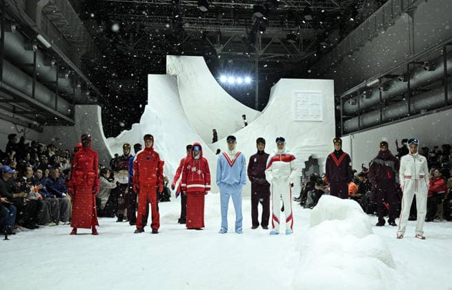 Milan,Italy Li-ning Fall 2026 Men s Fashion Show In the photo:Li-ning Fashion Show  Copyright: xNickxZonnax xipa-agency.netx xNickxZonnax IPA_Agency_IPA70147558