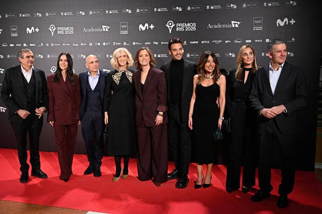 Iris Awards 2025 Alba Lago, Maria Casado, David Moreno, Ana Terradillos, Marta Reyero and Roberto Arce at the Iris Awards 2025 at the Real Casa de Correo on January 16, 2026 in Madrid Spain IRIS AWARDS TV ACADEMY FAMOUSES AWARDS Madrid Madrid Spain  Copyright: xFranciscoxGuerrax 7224736